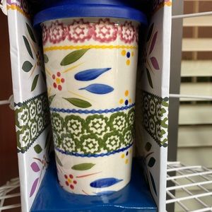 Confetti temptations travel mug. New in box.